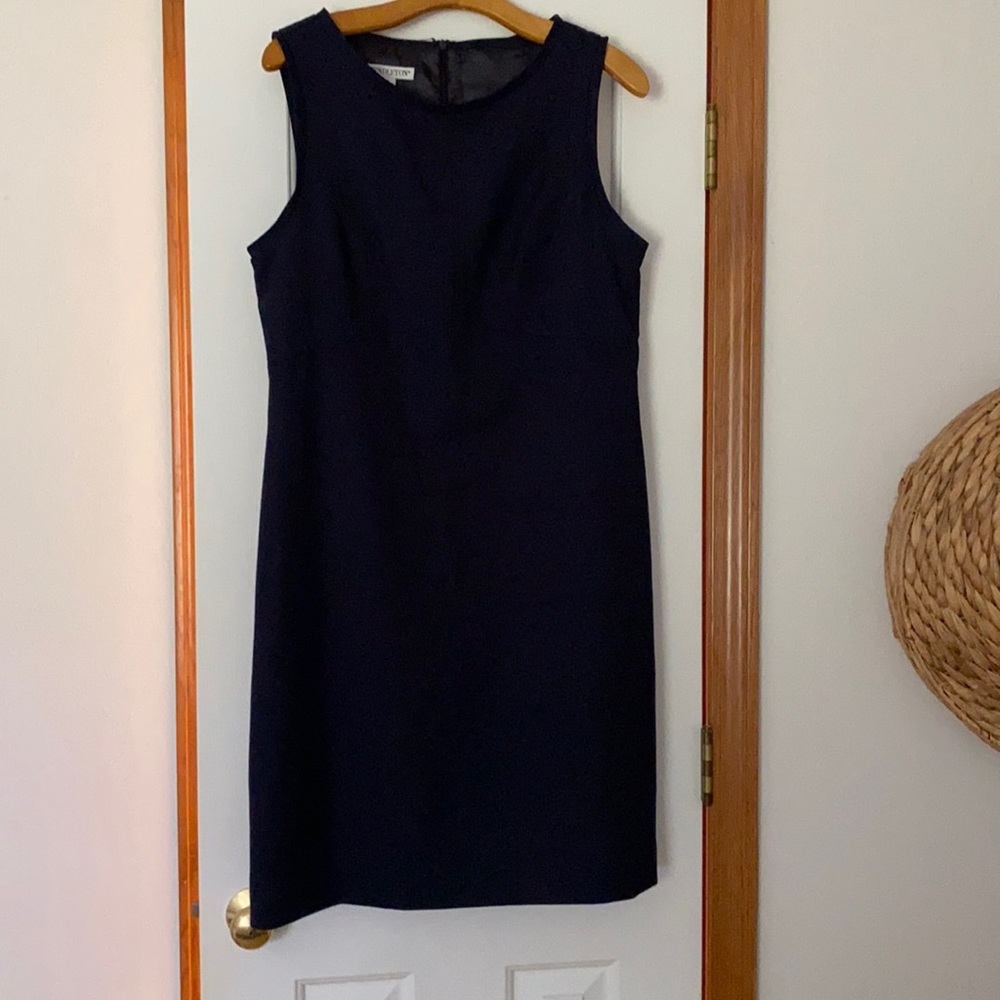 Pendleton navy fully lined wool shift size 12